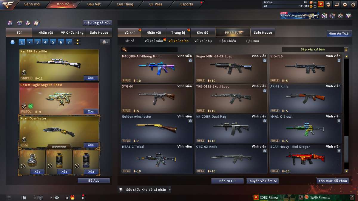 shop acc cf uy tin gia re